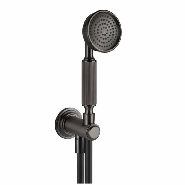 Gessi Venti20 Doccetta Anticalcare 65123-Black Metal Brushed PVD