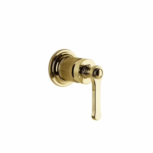 Gessi Venti20 Miscelatore a Parete Doccia 65131+54055-Gold PVD