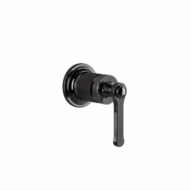 Gessi Venti20 Miscelatore a Parete Doccia 65131+54055-Black Metal PVD