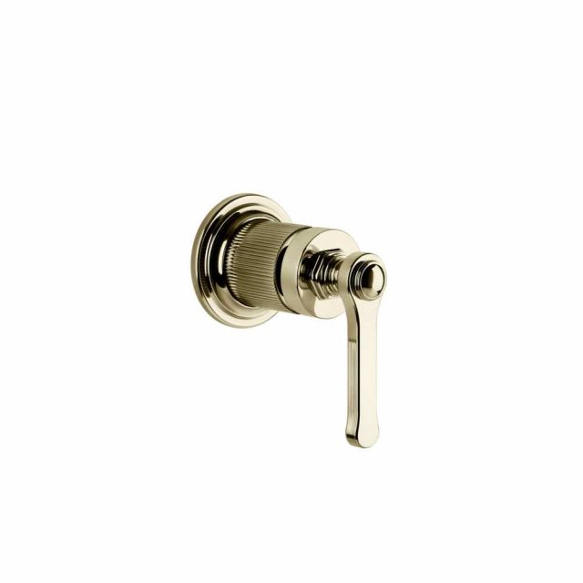 Gessi Venti20 Miscelatore a Parete Doccia 65131+54055-Brass PVD