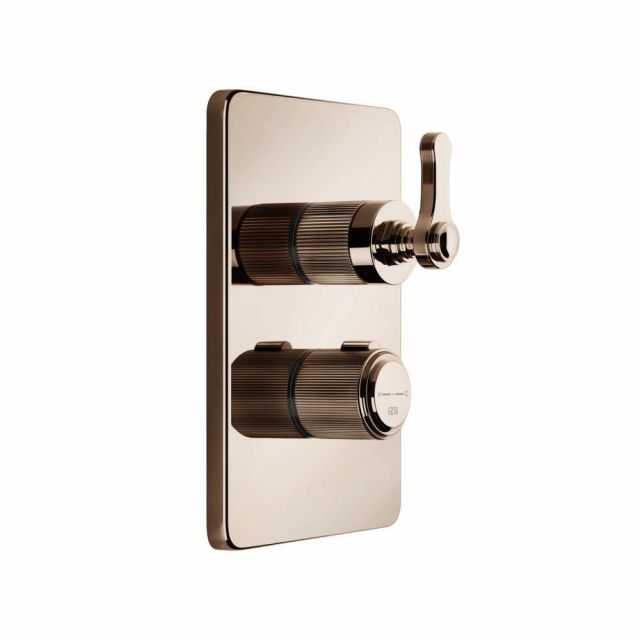 Gessi Venti20 Miscelatore Termostatico Doccia 65135+09269-Copper PVD