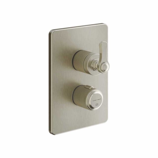 Gessi Venti20 Miscelatore Termostatico Doccia 65135+09269-Finox Brushed Nickel
