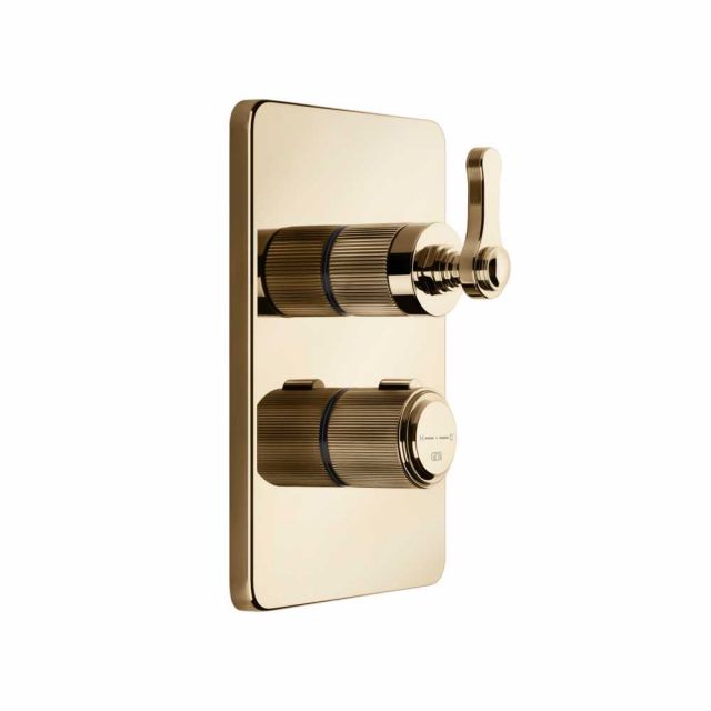 Gessi Venti20 Miscelatore Termostatico Doccia 65135+09269-Warm Bronze PVD