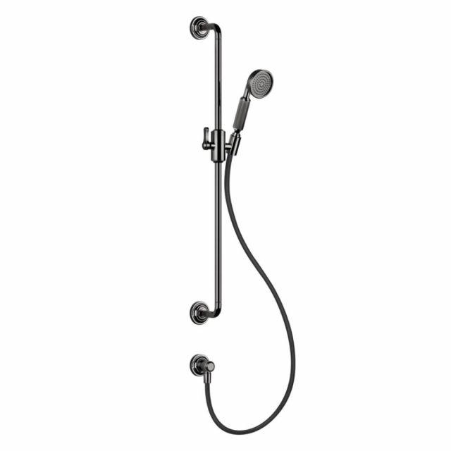 Gessi Venti20 Asta Saliscendi con Doccetta 65142-Black Metal PVD