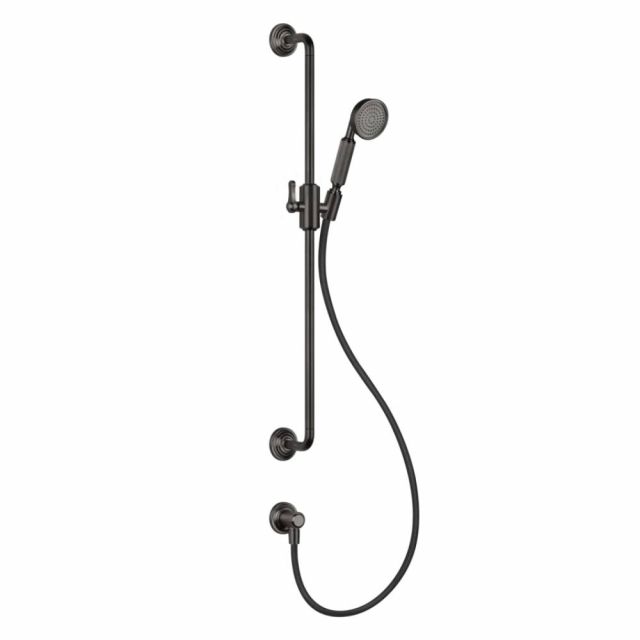Gessi Venti20 Asta Saliscendi con Doccetta 65142-Black Metal Brushed PVD