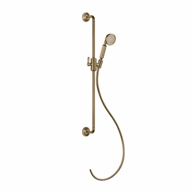 Gessi Venti20 Asta Saliscendi con Doccetta 65144-Warm Bronze Brushed PVD