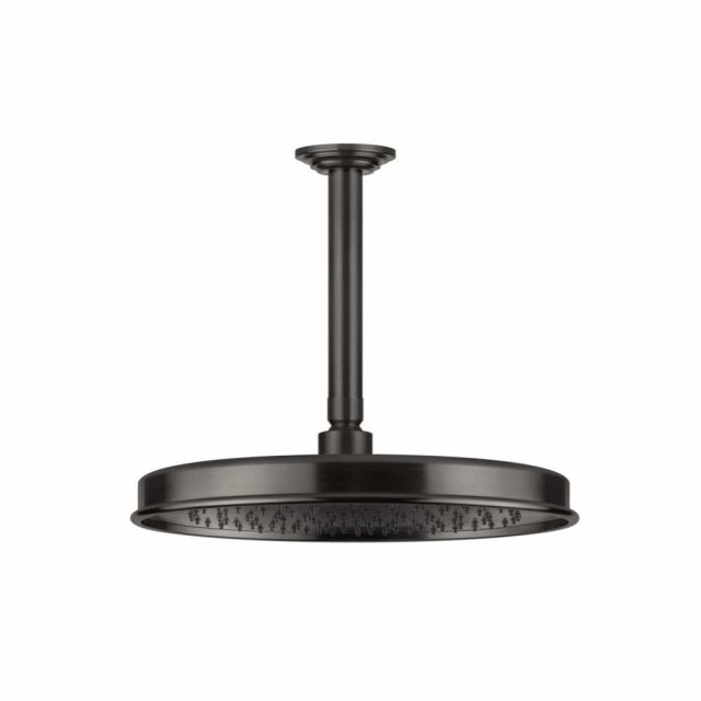 Gessi Venti20 Soffione a Soffitto 65153-Black Metal Brushed PVD