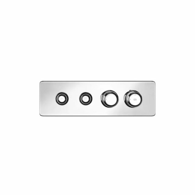 Gessi Hi-Fi Eclectic Linear Miscelatore Termostatico 65222+63011-Cromo