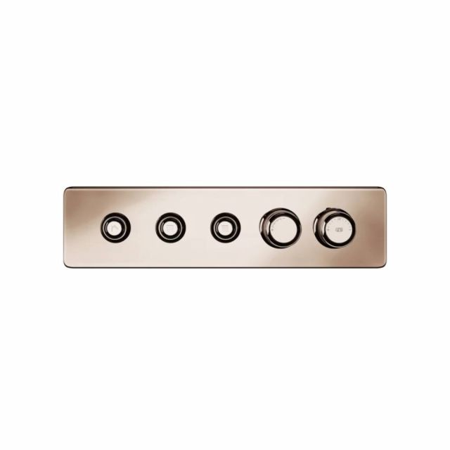 Gessi Hi-Fi Eclectic Linear Miscelatore Termostatico 65224+63013-Copper PVD
