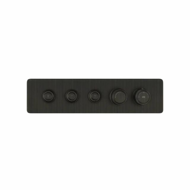 Gessi Hi-Fi Eclectic Linear Miscelatore Termostatico 65224+63013-Aged Bronze