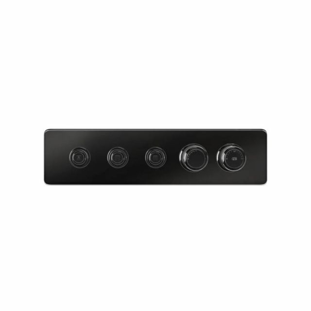 Gessi Hi-Fi Eclectic Linear Miscelatore Termostatico 65224+63013-Black Metal PVD