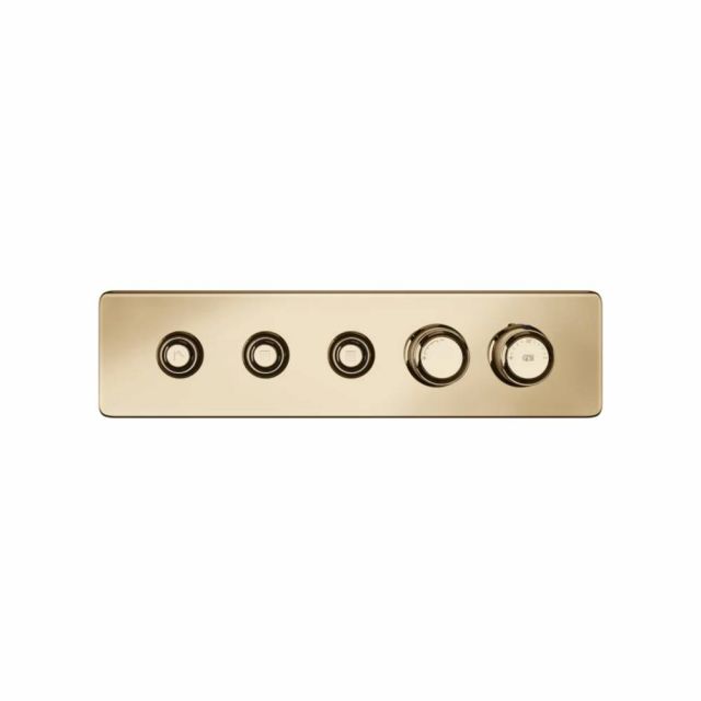 Gessi Hi-Fi Eclectic Linear Miscelatore Termostatico 65224+63013-Warm Bronze PVD