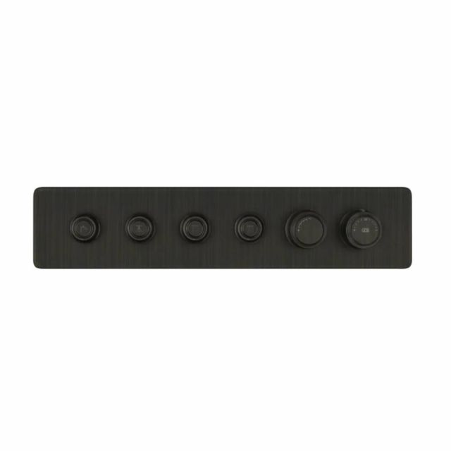 Gessi Hi-Fi Eclectic Linear Miscelatore Termostatico 65226+63015-Aged Bronze