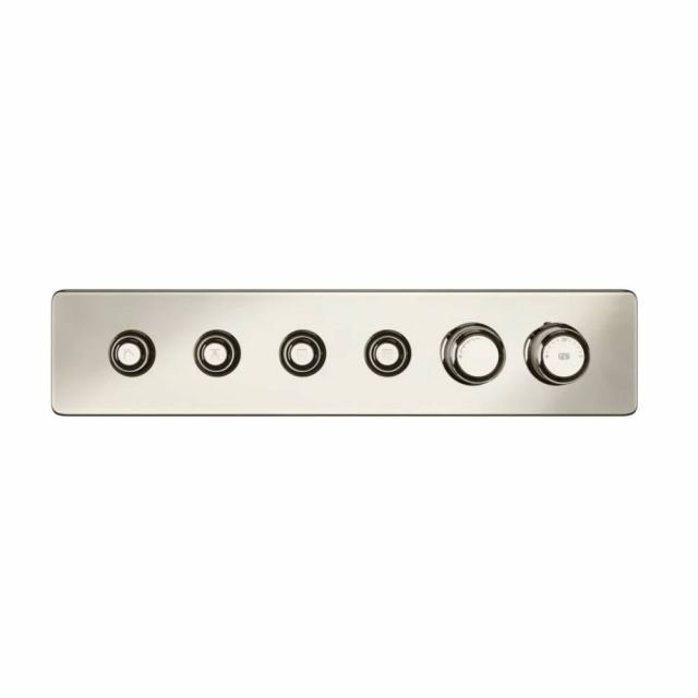 Gessi Hi-Fi Eclectic Linear Miscelatore Termostatico 65226+63015-Nickel PVD