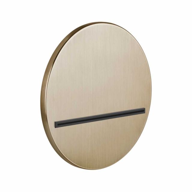 Gessi Venti20 Bocca Doccia a Cascata 65295 -Warm Bronze Brushed PVD
