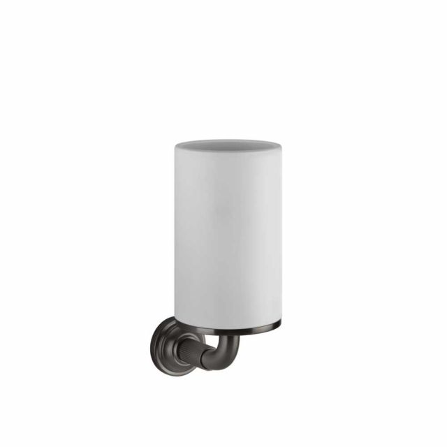 Gessi Venti20 Bicchiere a Parete 65407-Black Metal Brushed PVD