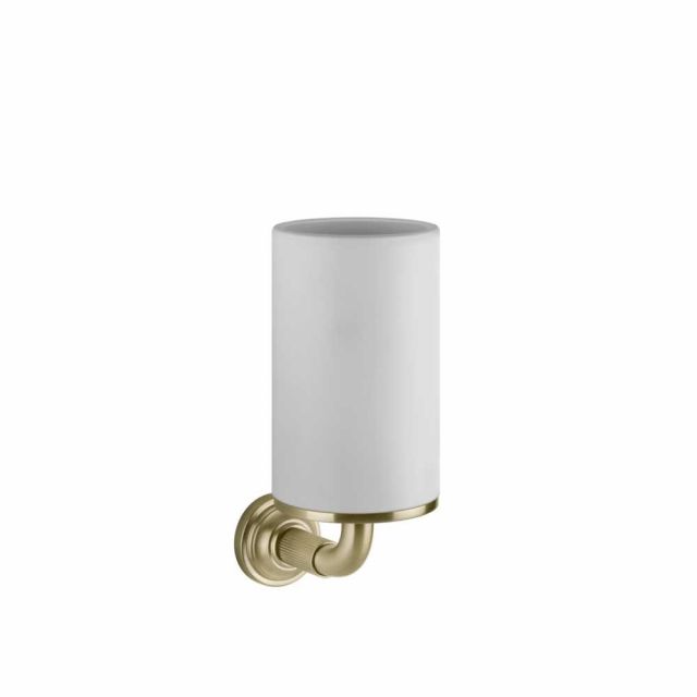 Gessi Venti20 Bicchiere a Parete 65407-Brass Brushed PVD