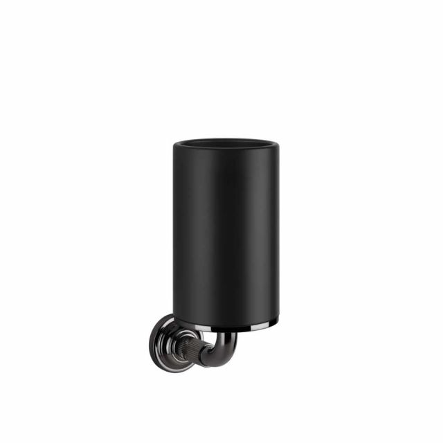 Gessi Venti20 Bicchiere a Parete 65408-Black Metal PVD