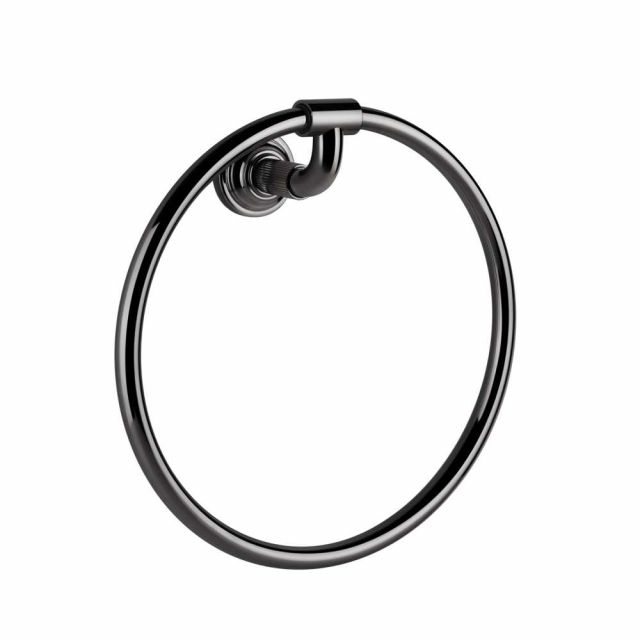 Gessi Venti20 Porta Asciugamani ad Anello 65509-Black Metal PVD