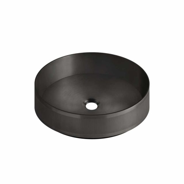 Gessi Venti20 Lavabo D'Appoggio 65601-Black Metal Brushed PVD