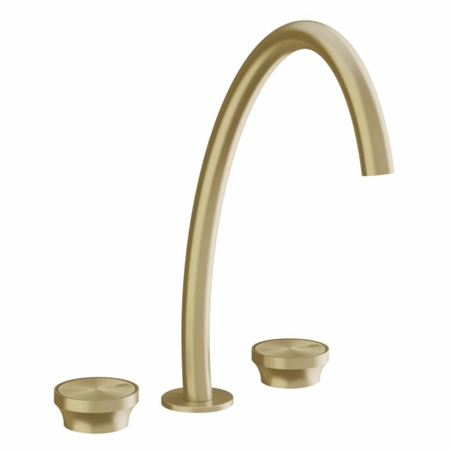 Gessi Origini Miscelatore Lavabo 66016-Brushed Brass PVD