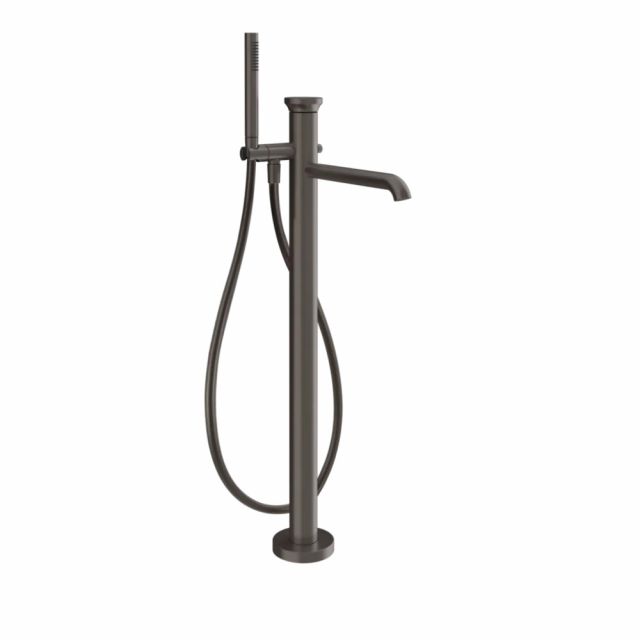 Gessi Origini Miscelatore Vasca + Parte ad Incasso 46189+66028-Black Metal Brushed PVD