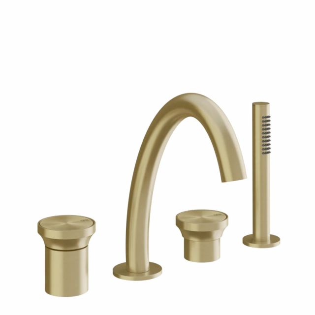 Gessi Origini Set Bordo Vasca 66037-Brushed Brass PVD