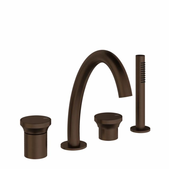 Gessi Origini Set Bordo Vasca 66037-Dark Bronze - Gessi