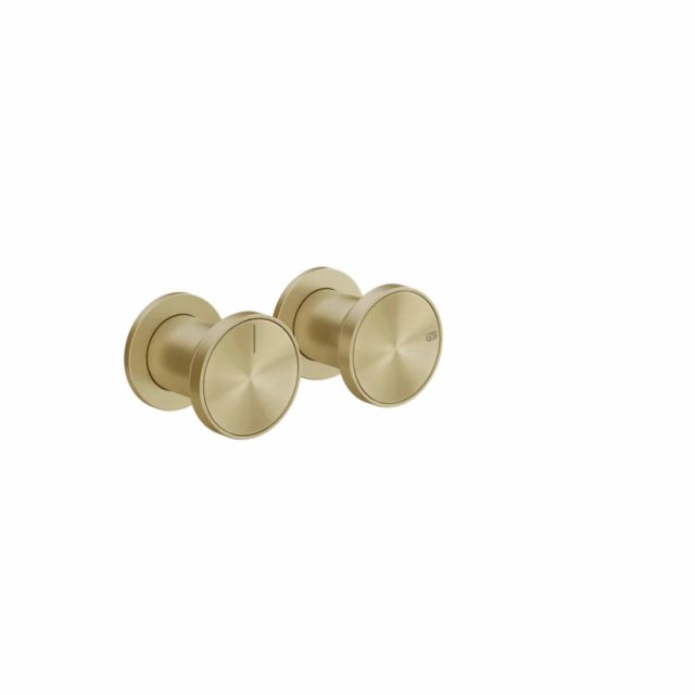 Gessi Origini Miscelatore Doccia + Parte ad Incasso 54073+66079-Brushed Brass PVD