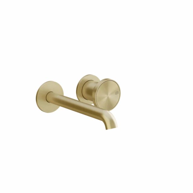 Gessi Origini Miscelatore Lavabo + Parte ad Incasso 54198+66088-Brushed Brass PVD