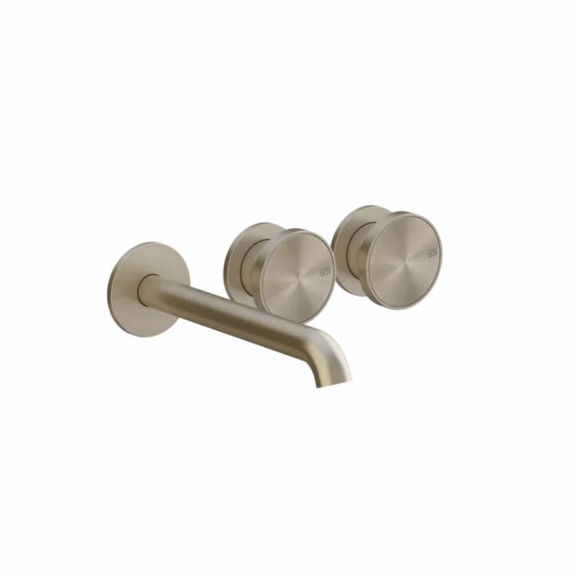 Gessi Origini Miscelatore Lavabo + Parte ad Incasso 66236+66090-Finox Brushed Nickel