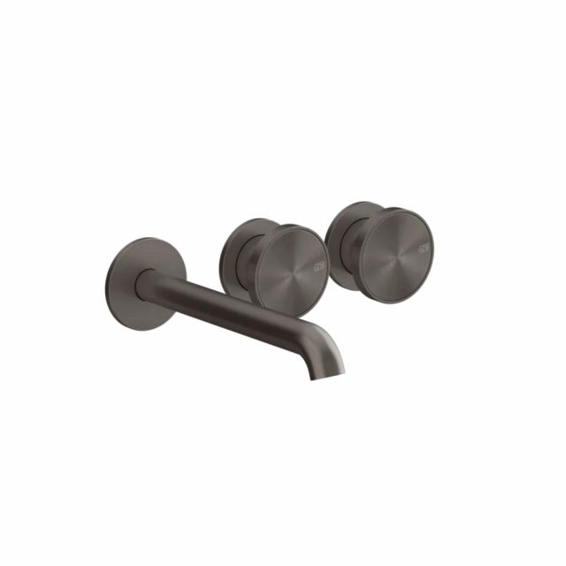 Gessi Origini Miscelatore Lavabo + Parte ad Incasso 66236+66090-Black Metal Brushed PVD