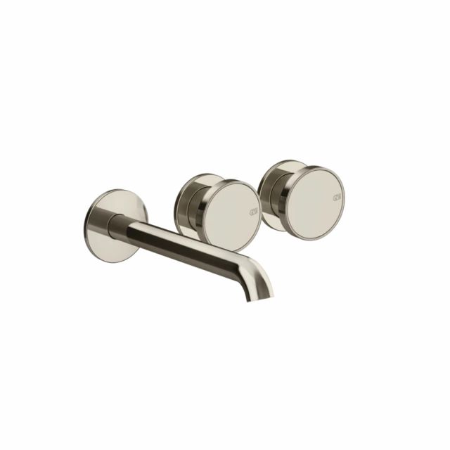 Gessi Origini Miscelatore Lavabo + Parte ad Incasso 66236+66090-Nickel PVD