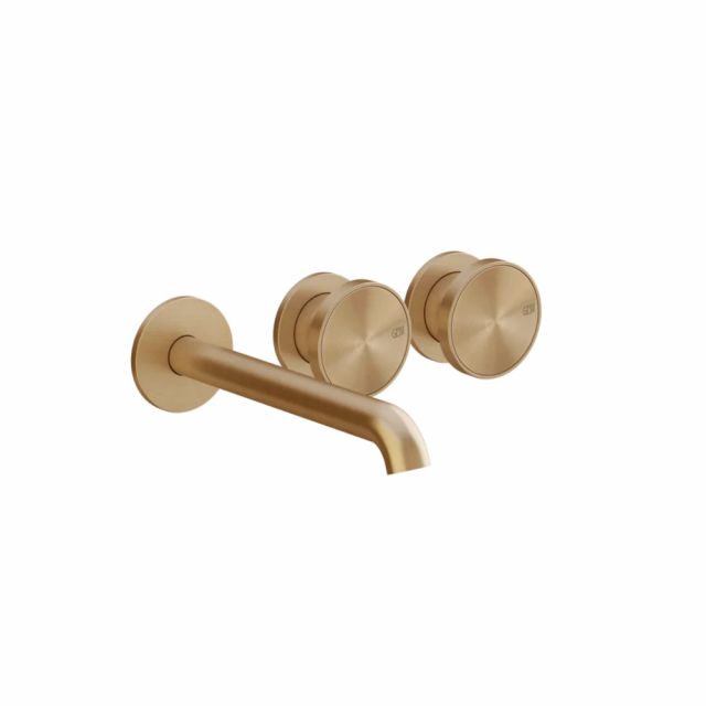 Gessi Origini Miscelatore Lavabo + Parte ad Incasso 66236+66090-Warm Bronze Brushed PVD