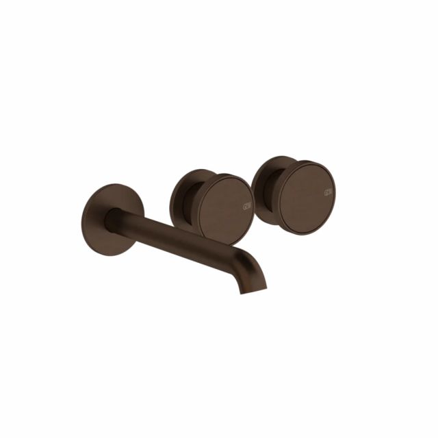 Gessi Origini Miscelatore Lavabo + Parte ad Incasso 66236+66090-Dark Bronze - Gessi