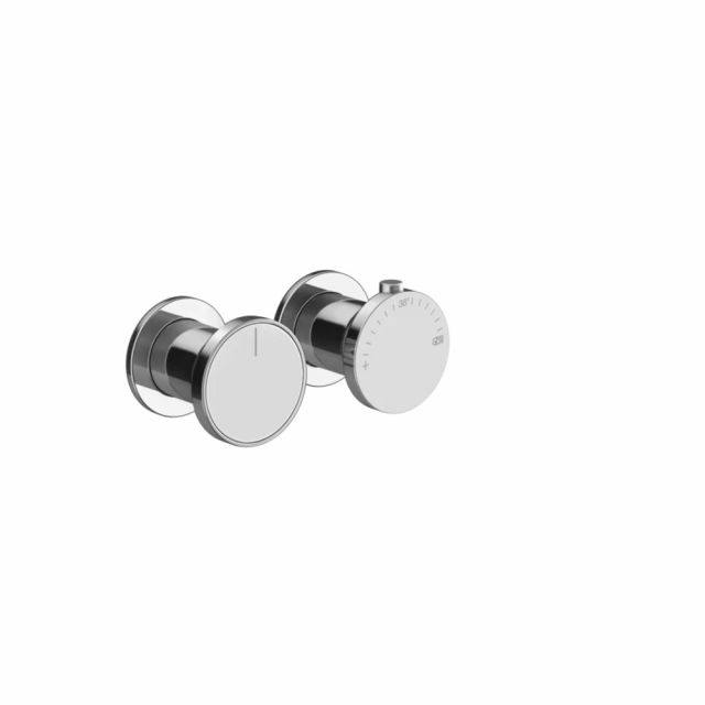 Gessi Origini 54169+66132 Miscelatore Termostatico Doccia + Parte ad Incasso