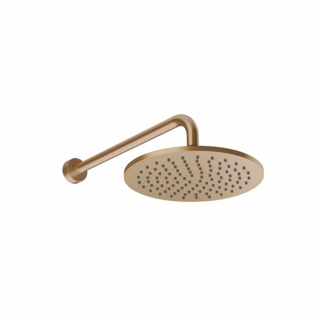 Gessi Origini Soffione a Parete Orientabile 66148-Warm Bronze Brushed PVD