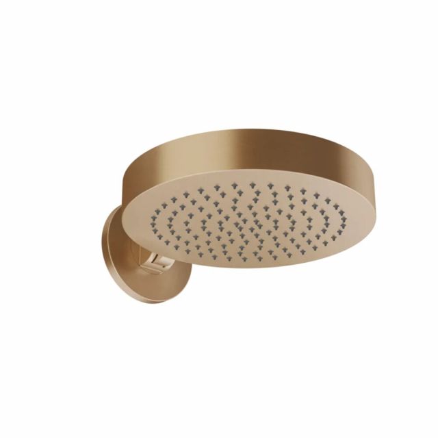 Gessi Origini Soffione a Parete Orientabile 66150-Warm Bronze Brushed PVD