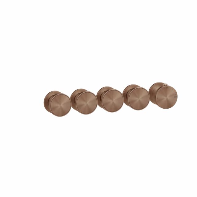 Gessi Origini Miscelatore Termostatico Doccia + Parte ad Incasso 09268+66338-Copper Brushed PVD