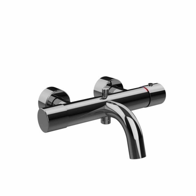 Gessi Habito Unito Miscelatore vasca termostatico 70013-Black Metal PVD