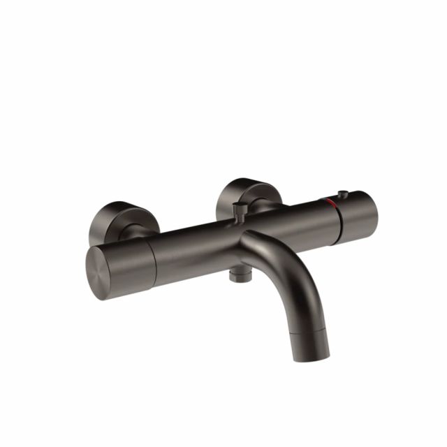 Gessi Habito Unito Miscelatore vasca termostatico 70013-Black Metal Brushed PVD