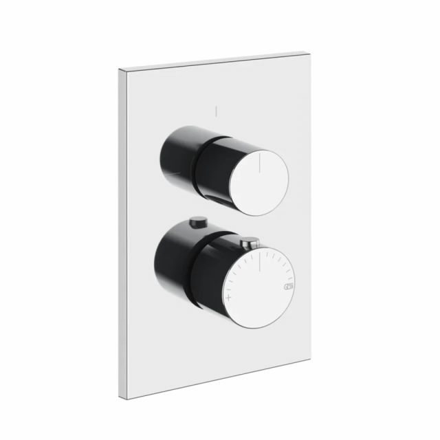 Gessi Habito Unito Miscelatore termostatico a 3 vie 70039+09269-Cromo