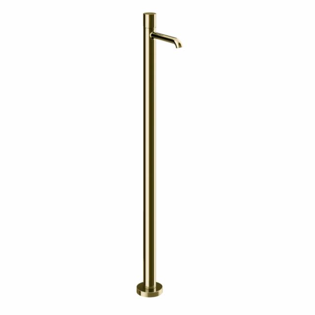 Gessi Habito Unito Miscelatore lavabo da terra 70095+46189-Brass PVD