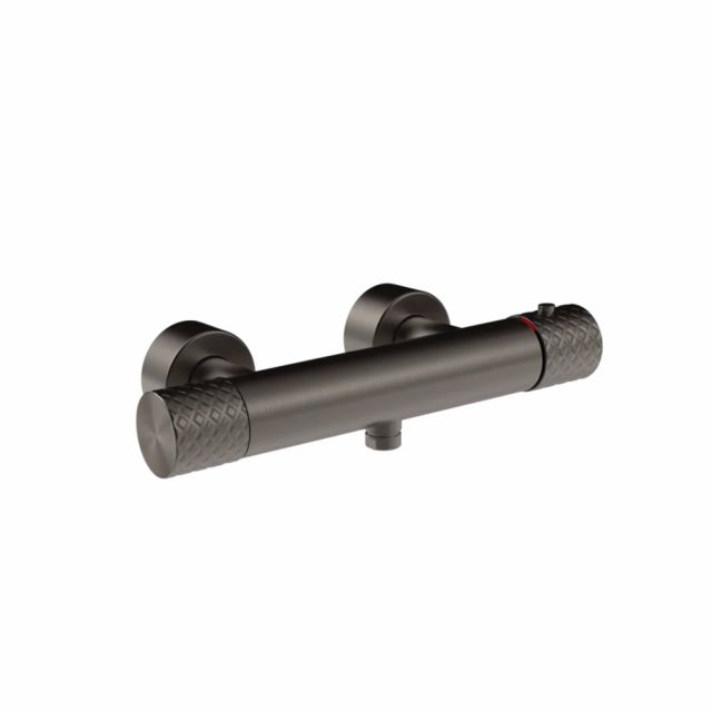 Gessi Habito Intreccio Miscelatore doccia termostatico 70133-Black Metal Brushed PVD