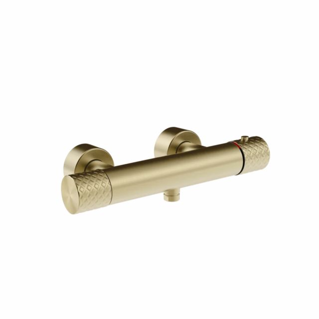 Gessi Habito Intreccio Miscelatore doccia termostatico 70133-Brass Brushed PVD