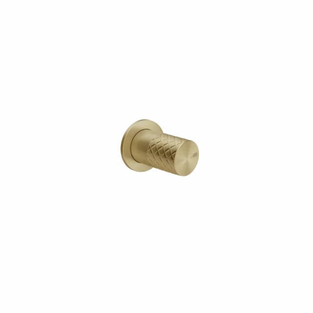 Gessi Habito Intreccio Miscelatore a 1 via 70199+54055-Brass Brushed PVD