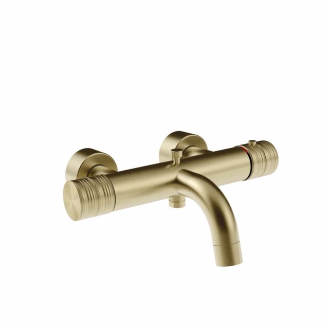 Gessi Habito Trame Miscelatore vasca termostatico 70313-Brass Brushed PVD