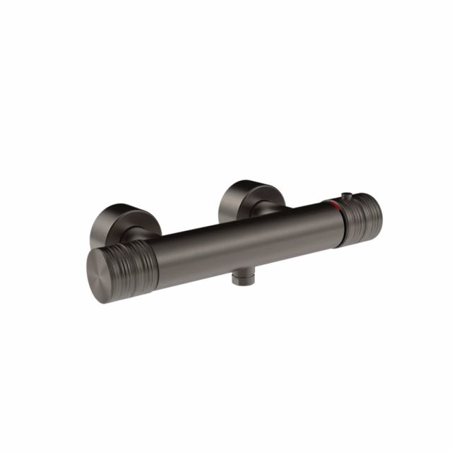 Gessi Habito Trame Miscelatore doccia termostatico 70333-Black Metal Brushed PVD