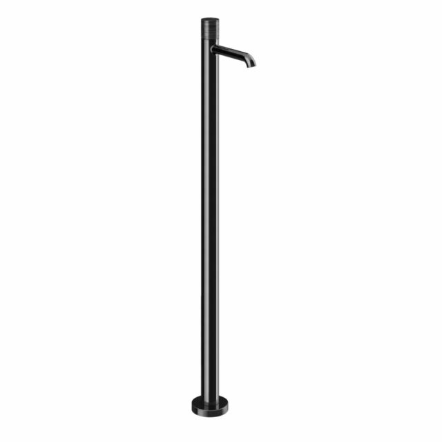 Gessi Habito Trame Miscelatore lavabo da terra 70395+46189-Black Metal PVD