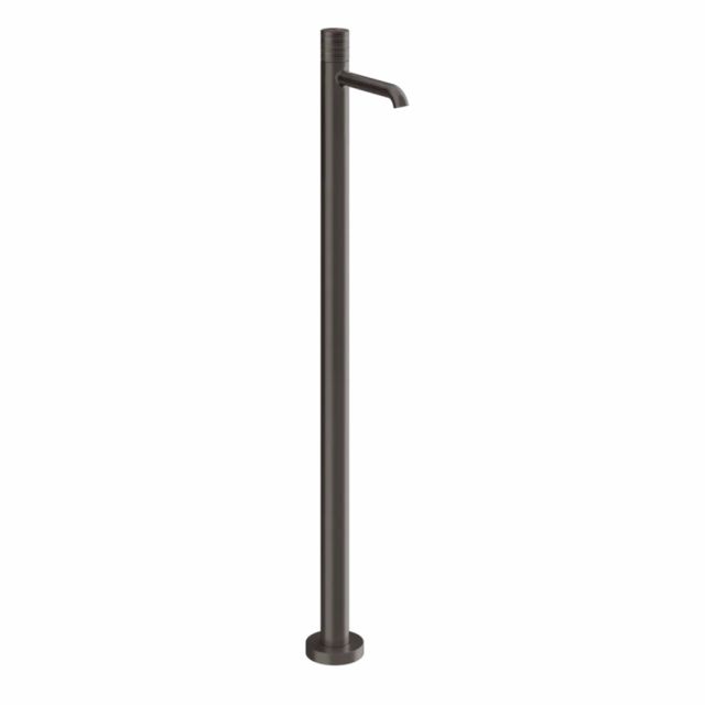 Gessi Habito Trame Miscelatore lavabo da terra 70395+46189-Black Metal Brushed PVD